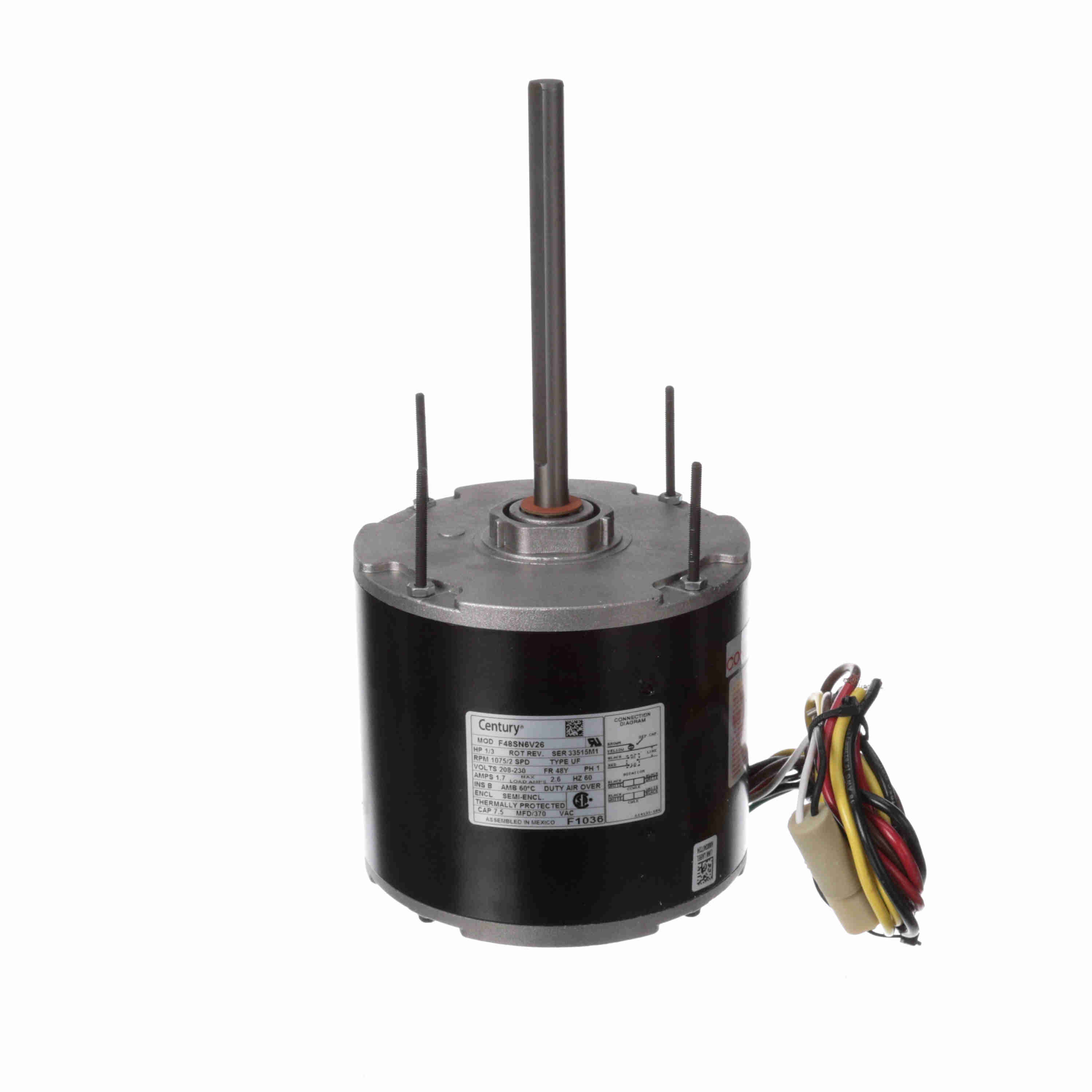  - 5 5/8 Open Lead End Condenser Fan Motors